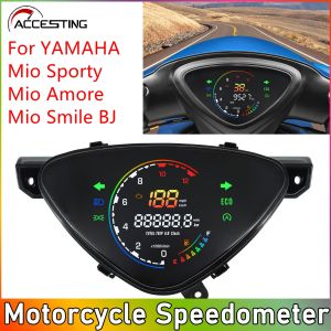 12000 RPM Meter Digital LED Meter Speedometer KMH MPH Odometer Tachometer For YAMAHA Mio Sporty/Mio Amore/Mio Smile BJ