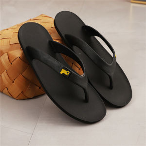 Pure Rubber Flip-Flops For Men Summer Thailand Solid Sole Wear-Resistant Non-Slip Odor-Resistant Beach Vietnam Tire Rubber Slippers