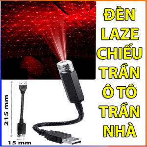 Đèn Led Chiếu Sao Chiếu Trần Xe Hơi Trần Nhà Cắm USB Tiện Lợi nhỏ gọn dễ mang theo ...