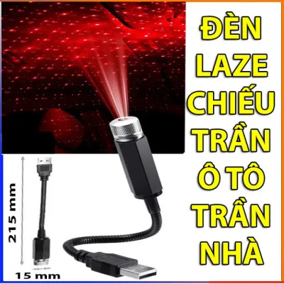 Đèn Led Chiếu Sao Chiếu Trần Xe Hơi Trần Nhà Cắm USB Tiện Lợi nhỏ gọn dễ mang theo ...