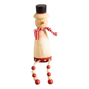 Bền vững khắc tuần lộc và Snowman đồ trang trí treo lên giáng sinh cho lễ hội trang trí trong nhà