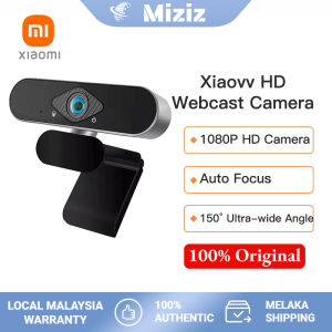 Xiaovv Webcam 1080P USB Webcam Computer Cam Camera Ultra Wide Angle Wifi with MIC Built-in Microphone