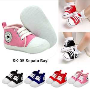 sneakers baby model converse / prewalker fashion anak laki perempuan anti slip SK-05