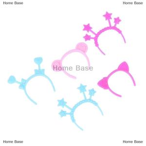 [COD] Home Base ที่คาดผมขนาดเล็กสำหรับตุ๊กตา30ซม. 5ชิ้นที่คาดผมตุ๊กตาขนาดเล็กที่คาดผมรูปกระต่าย แมว หมี
