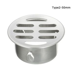 LYMEDIA Useful Stainless Steel Round Rain Pipe Cap Drainage Plumbing Fitting Balcony Drainage Cover Roof Floor Drain