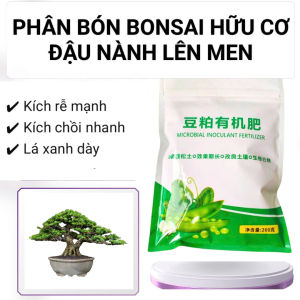 Phân Bón Bonsai Hữu Cơ - Kích Rễ Bật Chồi Mạnh Lá Xanh Dày Giữ Dáng Cải Tạo Đất – Phân Bón Vi Sinh Từ Đậu Nành Lên Men 200g