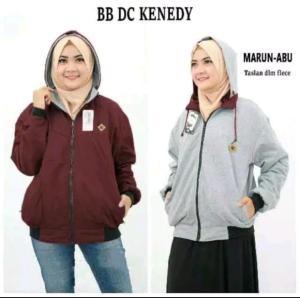 JAKET WANITA - JAKET BOLAK BALIK BB DC 2IN1 SIZE L - JAKET PARASUT TASLAN