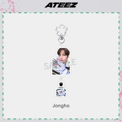 Kpop Idol ATEEZ New Acrylic Keychain Bag Pendant Accessories Jewelry