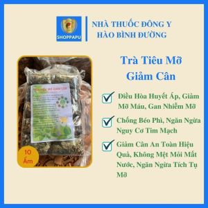 ✅[CHÍNH HÃNG] Trà Tiêu Mỡ Giảm Cân Đào Thải Mỡ Thừa Hiệu Quả
