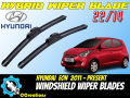 HYUNDAI EON 2011-PRESENT  FRAMLESS BANANA TYPE CAR WIPER BLADE  (22/14). 