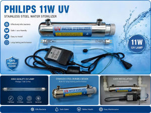 BỘ ĐÈN UV 11W PHILIP -DÙNG CHO LỌC NƯỚC.