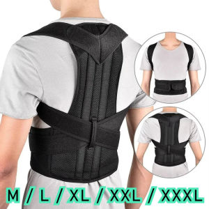 {READY STOCK}{READY STOCK}Reinforced Belt Lumbar Column Posture Corrector Vest Adjustable Back Support Strap Shoulder Spine Brace Neck Stretcher Trainer