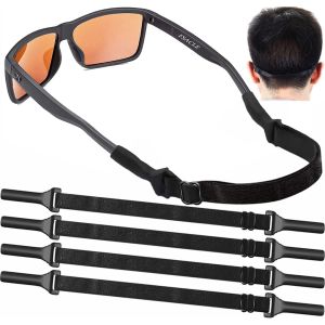 Adjustable Eyewear Rope Glasses Scalable Anti-Slip Silicone Rope Strap Neck Cord Eyewear Lanyard Sunglasses