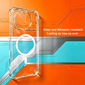 Magnetic Case For Honor Magic 9 Pro Max Magic9 Super Power‌ 5G Anti Fingerprint Transparent CA0003