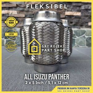 Fleksibel Knalpot Ukuran 51 x 12 cm / 2 x 5 Inch Universal Dalam Ber Ulir Bisa Bunyi Ngirr