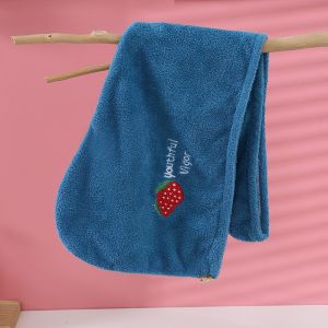NBANLIKE Mềm mại Mũ tóc khô nhanh Phong cách thêu Siêu thấm hút Mũ quấn tóc khô Phụ kiện phòng tắm Lông cừu san hô Khăn tắm cho phụ nữ Quà sinh nhật