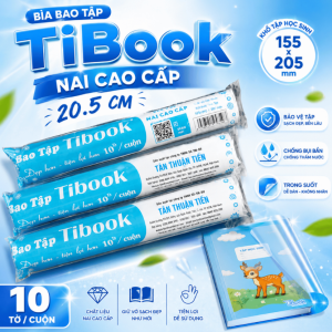 Bao Tập Bao Sách Tibook Chính Hãng – 10 Tờ/Cuộn