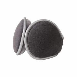 HOUCHU Soft Winter Foldable Earmuffs Plush Reflective Ear Cover Fashion Solid Color Earflap Winter