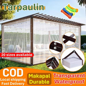 Clear PVC Trapal Waterproof Thickened Tear-Resistant Durable Premium Rainproof Cloth for Outdoor Use
