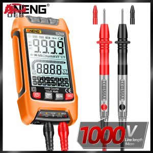 Multimeter with 9999 Counts Capacitance Auto Range True RMS NCV LED Display for Electrical Repair and Maintenance
