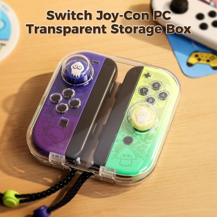 Switch Joycons Nintendo Joy Con Pc PC Transparent Storage Box For