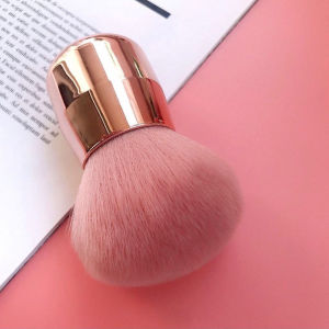 Pink Mushroom Head Dust Brush Setting Makeup Brush