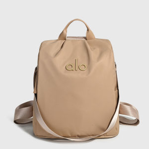 ALO Anti Theft Backpack Top Handle Soft Nylon Convertible Shoulder Bag