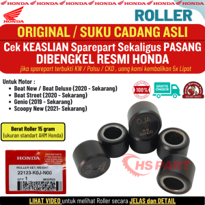 Roller Beat New Deluxe Street Genio Scoopy New 2020 2021 2022 2023 Original AHM Honda Genuine Parts
