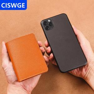 [COD] CISWGE AUTOPARTS Rắn Màu PU Da Ví Nhỏ Cho Phụ Nữ Ngắn Đơn Giản Của Phụ Nữ Ví Với Các Nút Siêu Mỏng Thẻ Tín Dụng Túi Đồng Xu Ví