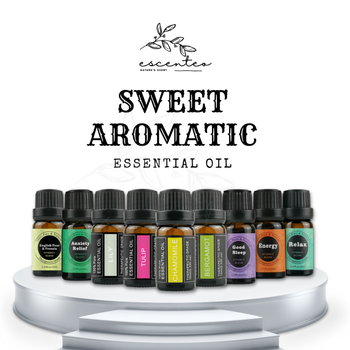 escenteo Sweet Aroma Diffuser Air Humidifier Essential Oil Aroma