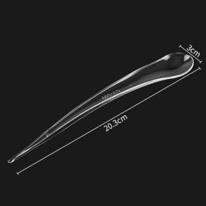 100Pcs Ice Cream Dessert Spoons Disposable Plastic Ice Cream Spoon Milkshake Cake Spoon
