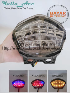 Lampu stop LED ninja RR new 150 / Ninja 250 Karbu plus sen lampu belakang New Model