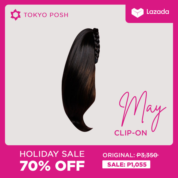 Tokyo Posh FLASH SALE May Hair Extensions with Braids HALF WIG