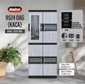 LEMARI PAKAIAN PLASTIK NAIBA FIT JUMBO KACA KUNCI SUSUN 4 [NABFIT]. 