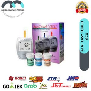 Alat Easy Touch GCU - Alat Cek Gula Darah Cek Kolesterol dan Asam Urat