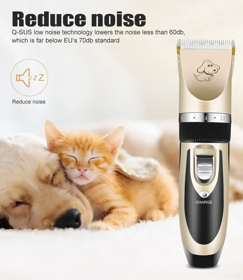 Electric dog outlet hair trimmer