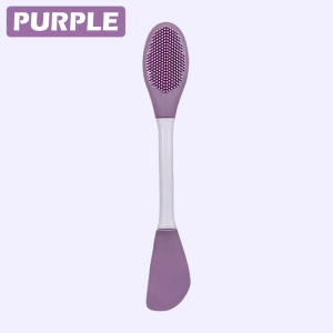 Silicone Facial Cleansing & Mask Brush 2 In1 Facial Skin Care Scrub Exfoliator Scrub Pore Blackhead Deep Cleaning Tools