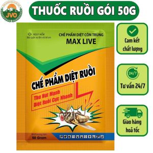 Thuốc Diệt Ruồi An Toàn Gói 50gr - Diệt Ruồi Nhanh Hiệu Quả Tiết Kiệm Chi Phí JVO16 NongNghiepVietNhat