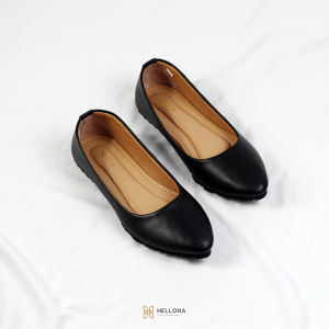 Hellona Kirey Flatshoes Wanita Cantik Simpel Nyaman Sol Karet