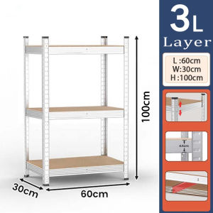 Global Load 600KG 6 layer Steel Rack Metal Rack Boltless Rack Goods Storage Shelf Metal Shelf Adjustable Rack
