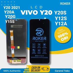 LCD TOUCHSCREEN FULLSET VIVO Y12S - Y20 - Y20S - Y20 2021 - Y20A - Y12A - Y20G - Y15S ORIGINAL BY ROKER