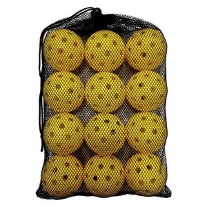 FIGHTINPC Khả năng hiển thị cao Bóng Pickleball 74MM Hiệu suất tốt Màu sắc tươi sáng Sân bóng chuyền 40 lỗ Bền bỉ Tiêu chuẩn Bóng tập luyện Pickleball Sân thể thao ngoài trời