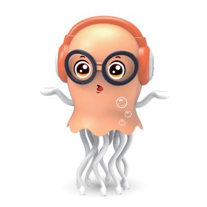 DSIUY Plastic Electric Dancing Octopus Toy Interactive Simulation Crawling Interactive Octopus Toy Lights Music Toy Movable Walking Dancing Octopus Kids Toddlers