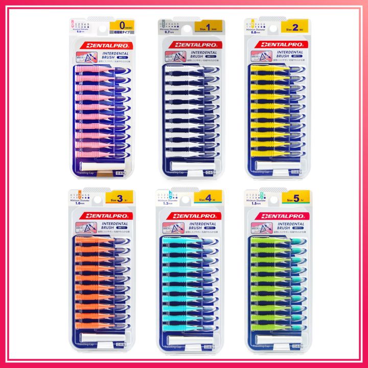 Authentic Japan Dentalpro I Shaped L Shaped Interdental Brush