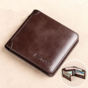 MISTLETOE Fashion Travel Anti RFID Driver License Wallet Men Cow Genuine Leather Money Organizer Purse for Dad Birthday Gifts