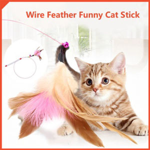Lowest Price🔥Cat Toy Cat Teaser Stick Toys For Pet Cat Interaction Mainan Kucing