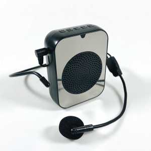 COD Speaker Pinggang Guru Microphone Bluetooth LED Amplifier Wired - H6