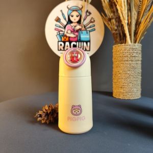 Botol DINO dengan Box Pabrik / Botol Minum Anak Lucu / Ouqu Water Cup / Botol Anak Free BPA