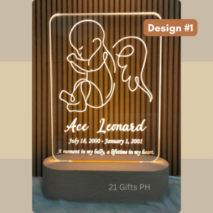Customized Angel Baby Memorial Lamp