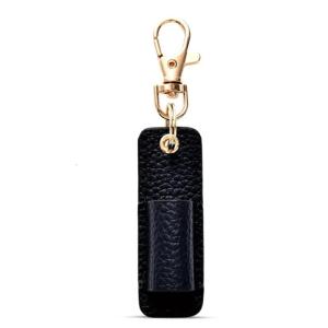 Practical Hanging Pen Clip Keychain School Keyrings Professional Leather Alloy Key Holder for Hospitals and Clinics